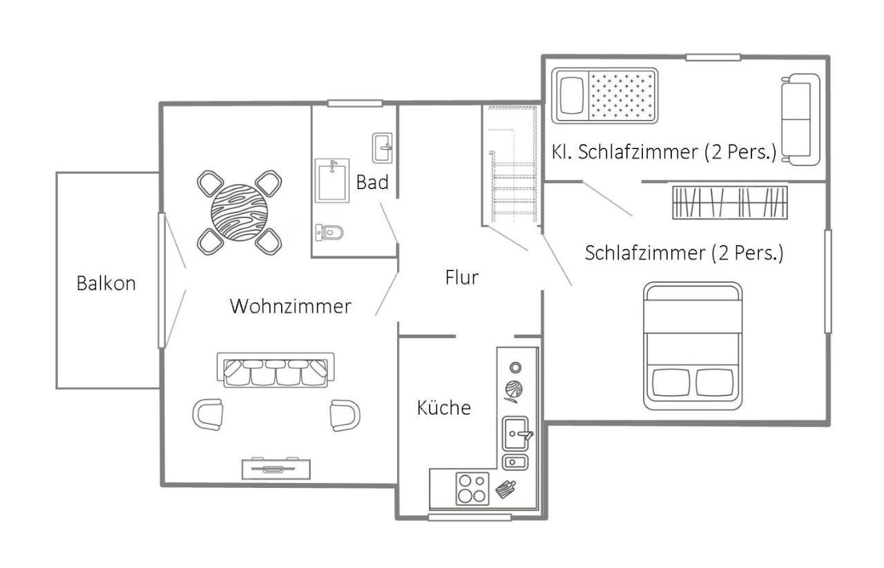 Ferienwohnung Bad Kissingen Esterno foto